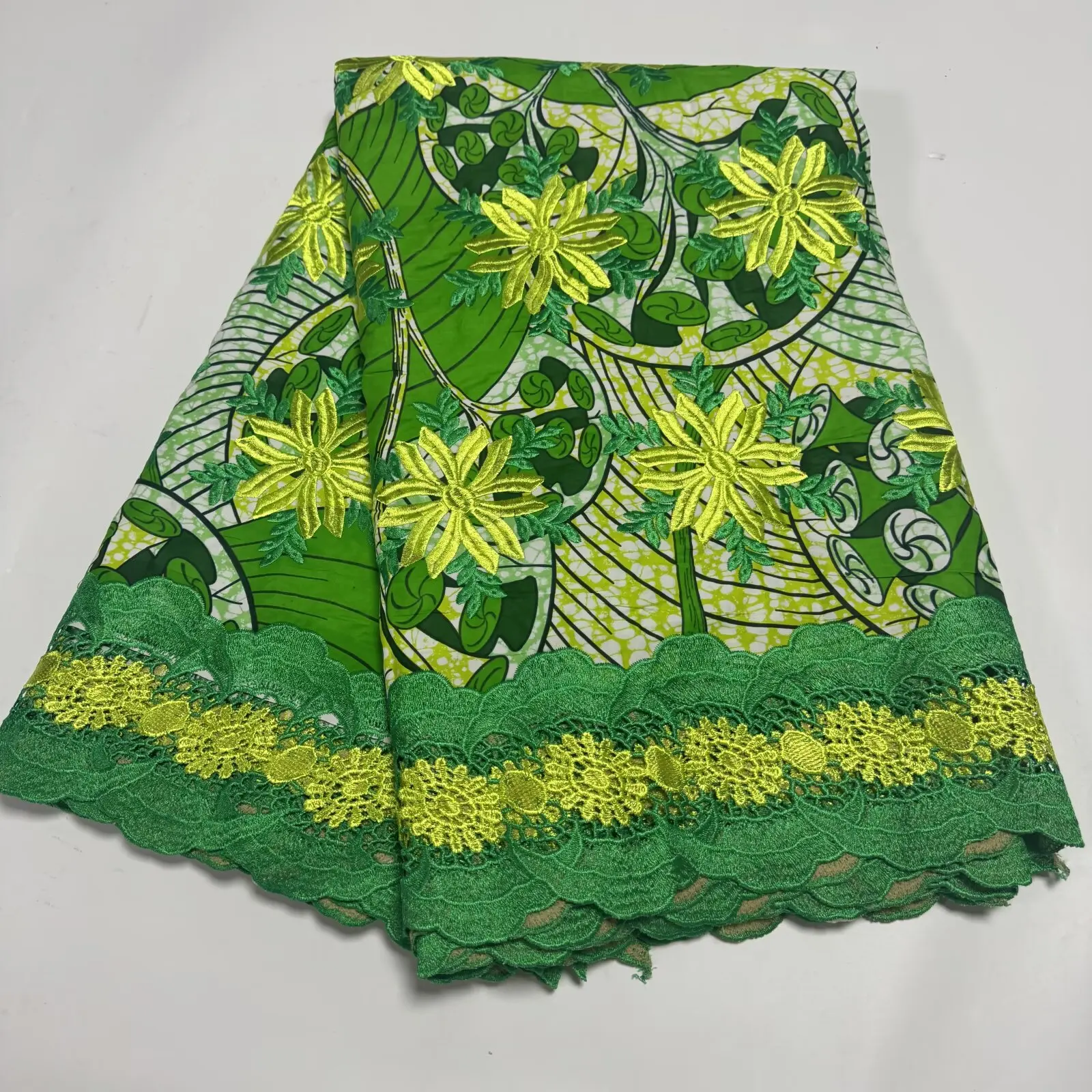 Kain Brokat Cerecloth Terbaru 2025, Model Afrika Nigeria Prancis untuk Gaun Pesta Pernikahan Mewah dan Jahitan Pengantin