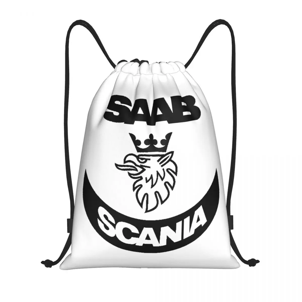 Saco de cordão personalizado para compras e ioga, mochilas de ginástica, esportes, carro, Suécia, Saabs, Scanias, automóvel, carro