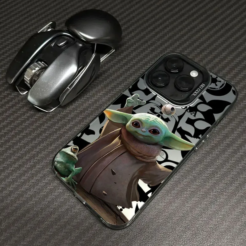 S-Stars-wars Baby Yodas Phone Case For iPhone 11 12 13 14 15 16 17 Pro Max 16e 17E 17 Air Plus Mini Shockproof Fundas Back Cover - view 5