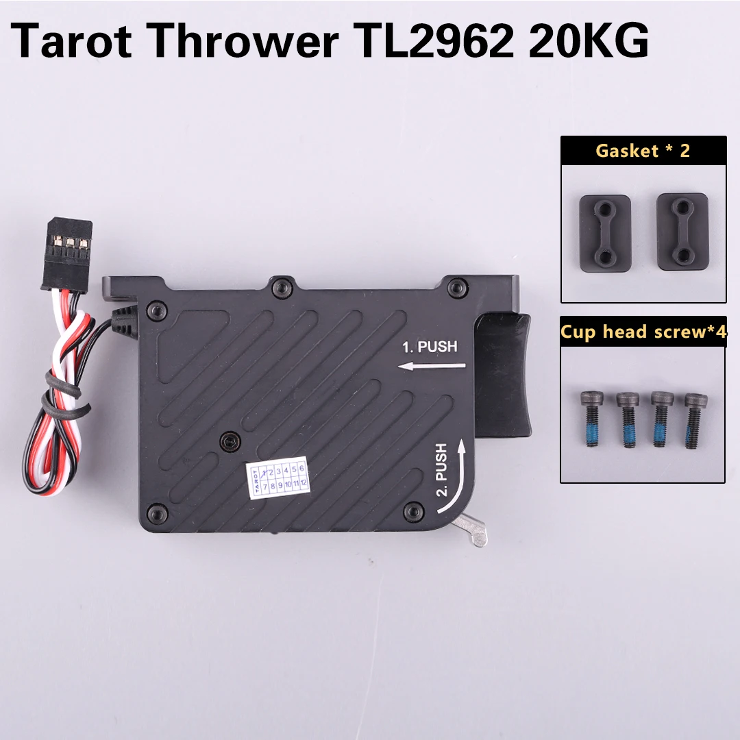 Tarot-Rc TL2962 20kg Dropper Grote belasting Elektronische dispenser met snelle druk voor meerassige / Rc-model drone-onderdelen
