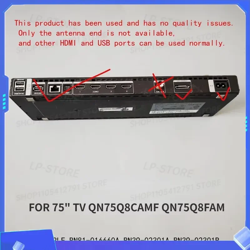 One Connect Box for 75Q8CAM QN75Q8FAM 75 Inch TV SOC1000M Replacement Cable Hub Module Compatible with Smart