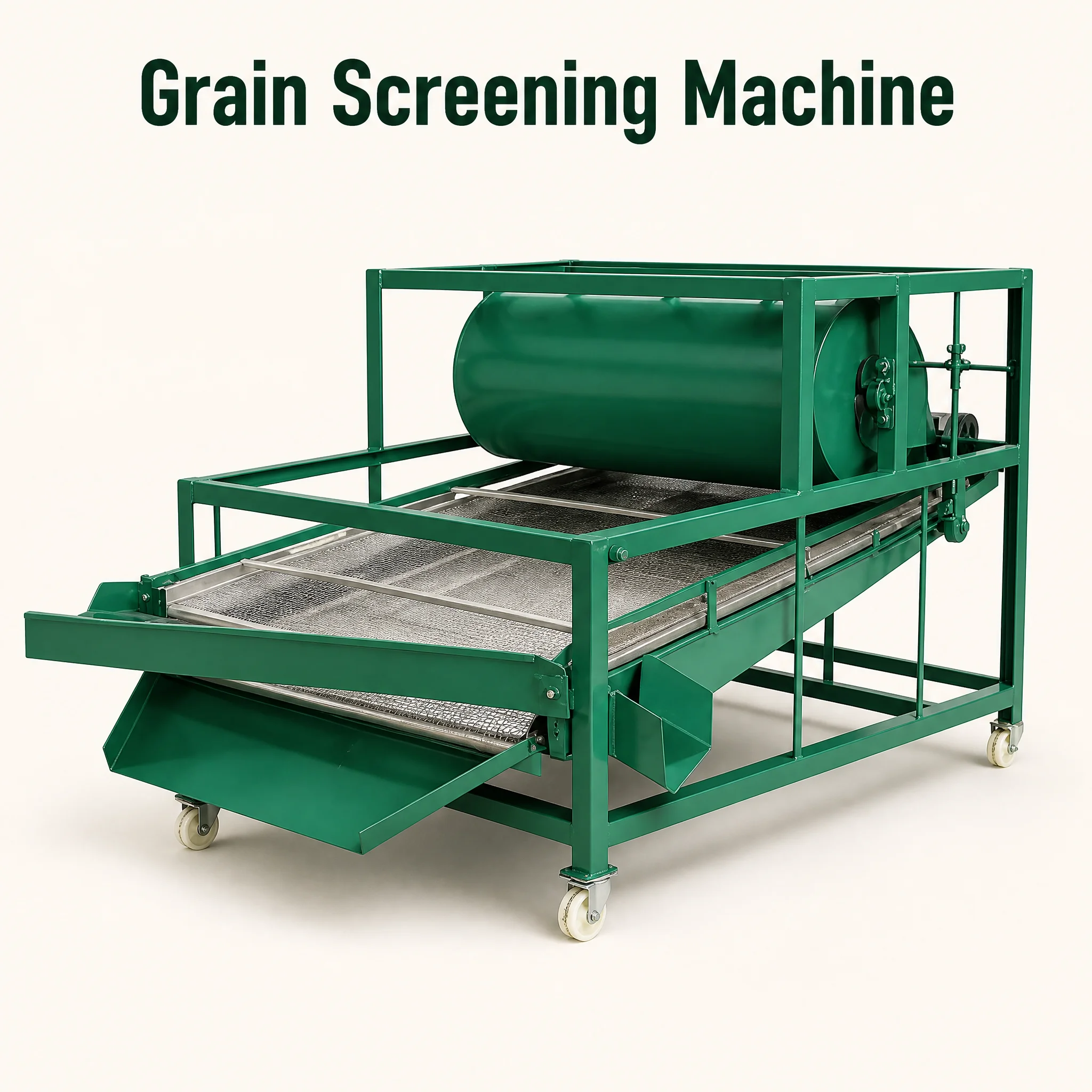 Multi Grain Screening Machine Cereals Cleaner Winnowing Machine Double Layer Sieve Small Medium Large 1000kg 2000kg 3000kg