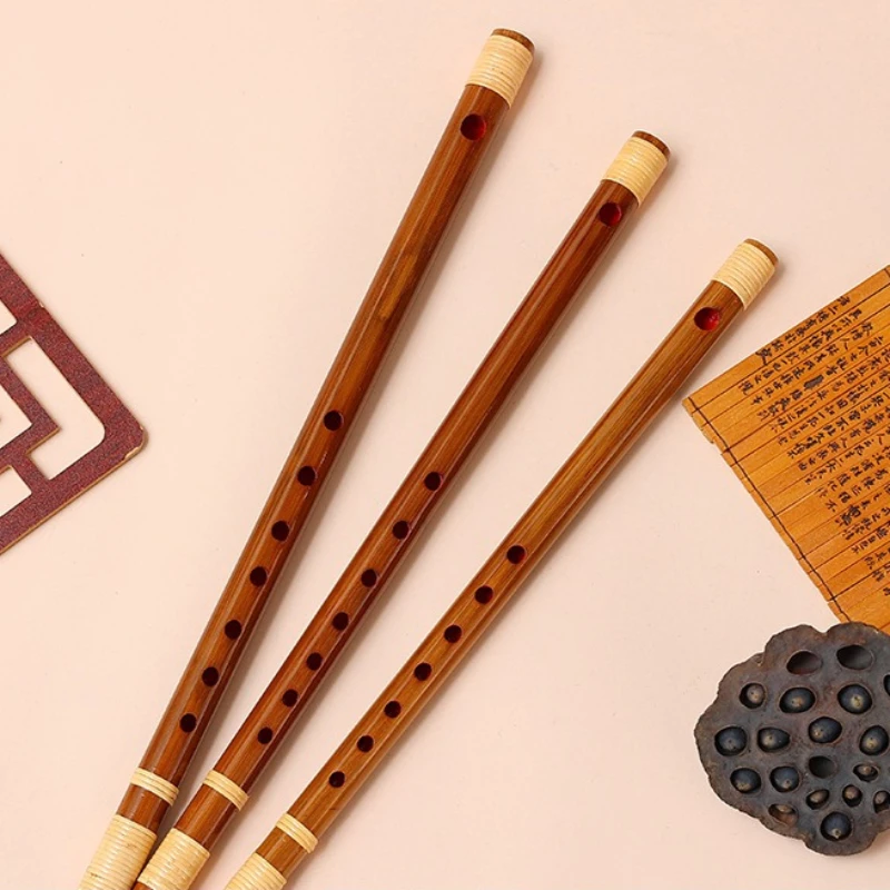 Bamboo Flute Traditional Transverse Flute Beginner Adult Practice Piccolo Portable Professional Short Flutes Musical Instruments