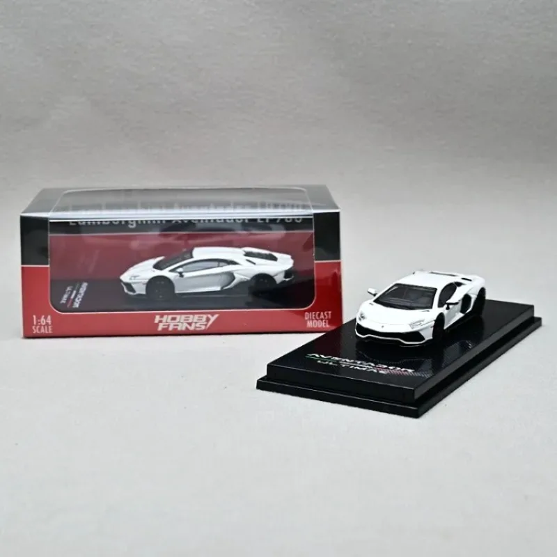 Hobby Fans 1/64 Lamborghini LP780 Aventador Legering Motorvoertuig Speelgoed spuitgieten Metalen Model Collectie Jongen Kerstcadeaus