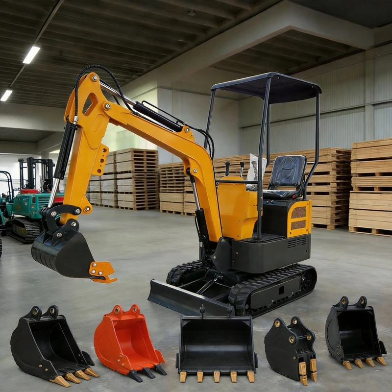 

Мини-экскаватор 2,5 тонны с двигателем Kubota, стандарт EPA/Euro 5, для сельского хозяйства и строительства, многофункциональный мини-экскаватор 2,5 т.