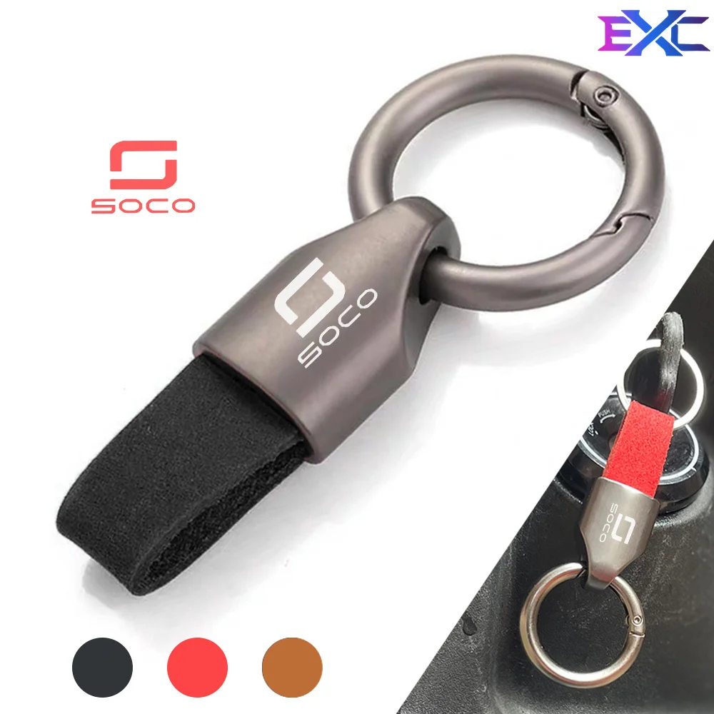 For Super Soco CPx CUmini CUx TC 50 TC TSX MAX WANDERER 1500 Accessories Motorcycle Finger Ring metal keychain keyring Key Chain