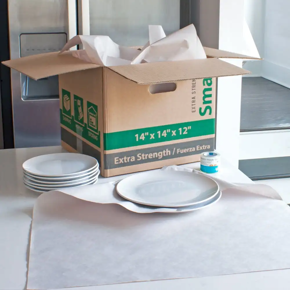 Papel de embalagem Pratt Retail Specialties, 24 em 30 polegadas Folhas não impressas, 500 folhas