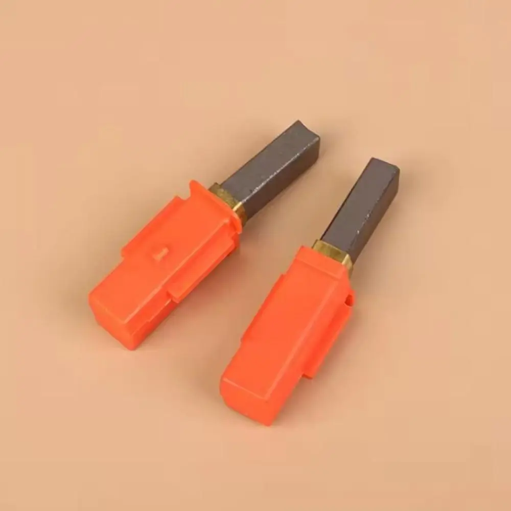 1/2pcs 8*11*32mm Carbon Brush Holder Metal Copper Orange Parts Accessories Dust Collector Carbon Brush Holder