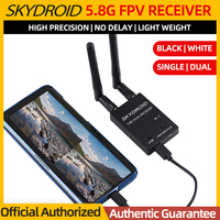 SKYDROID 5.8Ghz 150CH FPV Receiver UVC 5.8G Dual Receiver Double/Single  Antenna OTG Smartphone For Android Phone RC Drone Parts