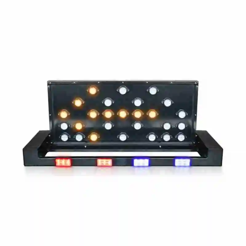 Traffic Amber Warning Light Dicrectional Sign Safety Construction Car Mounted Arrow Board
