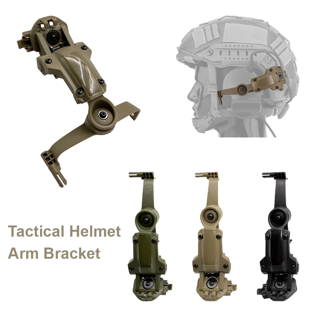 Tactical Headset Rail Adapter for OPS Core ARC/Team Wendy Rails Airsoft Shooting Hunting Headphone Accessories Earmuff Mount