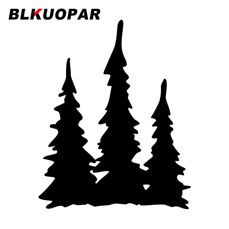

BLKUOPAR лес деревья силуэт графика забавные автомобильные наклейки окклюзия царапины наклейка индивидуальный бампер мотоцикл автомобильная этикетка