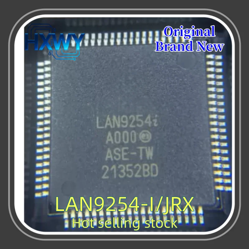 (1/5 piezas) LAN9254-I/JRX LAN9254-I TQFP80 Controlador Ethernet Piezas electrónicas nuevas Entrega rápida Alta calidad En stock