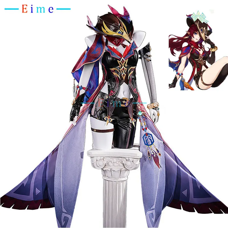 

Игра Genshin Impact Chasca Косплей Костюм Необычный Вечерний Костюм Со Шляпой Хэллоуин Карнавальная Униформа Аниме Одежда На Заказ