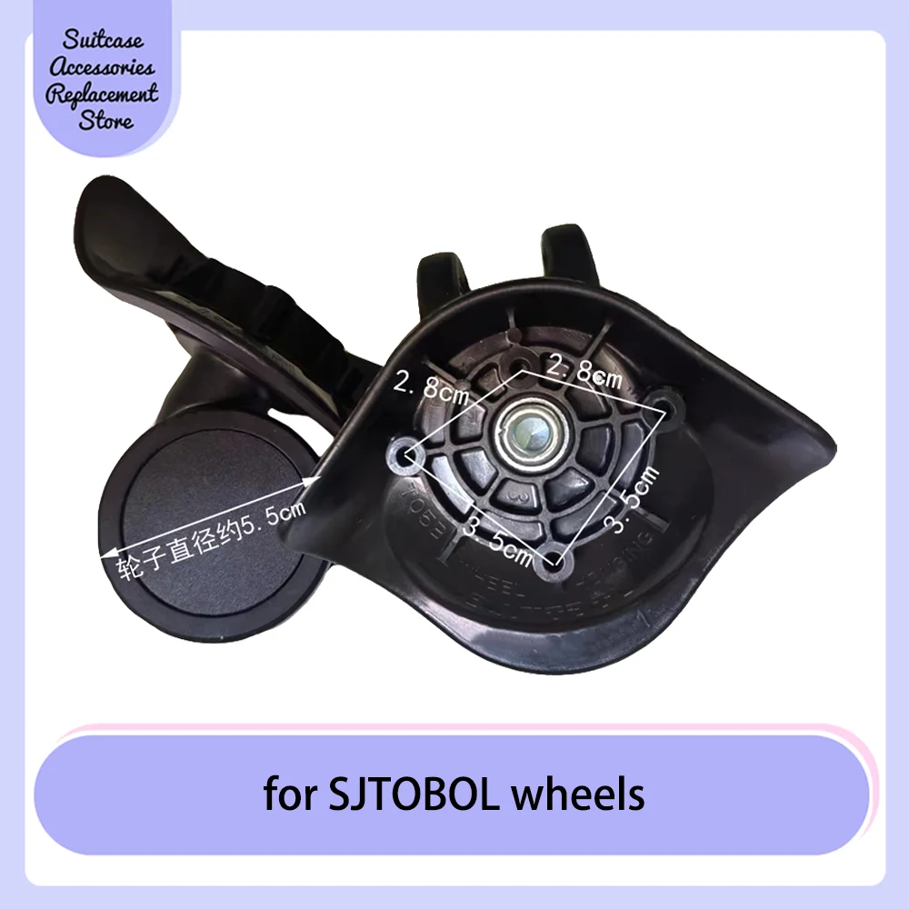 

Wheels for SJTOBOL flexible universal wheel travel case Luggage wheel replacement repair accessories Low noise non-slip pulley