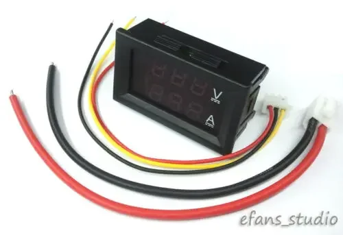 0A-10A Digital Volt Meter Voltmeter Ammeter Combo Tester Meter Amp Dual Red LED Display