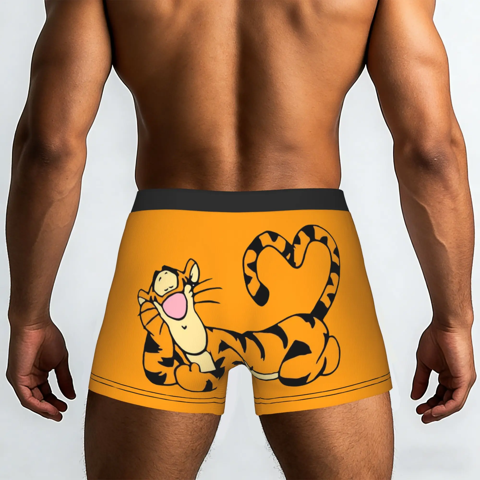 Customized My Friends Cartoon T-Tigger Pooh Boxer Shorts For Men 3D Print  Underwear Panties Briefs Breathable Underpants