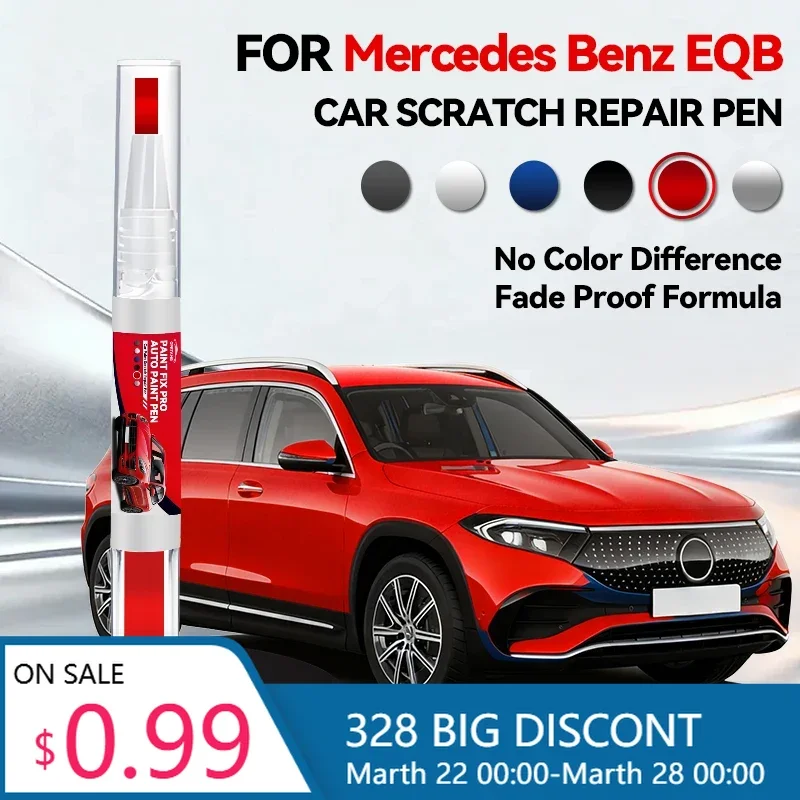 

Ручка-корректор для ремонта лакокрасочного покрытия Mercedes-Benz EQB, средство для удаления царапин, аксессуары для авто, белый 149, синий 970 Si
