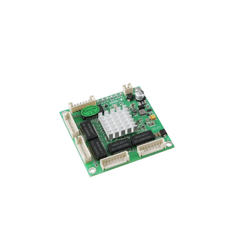 Small 2345 Port Gigabit Switch Module Wired Internet Wide Voltage 12V24V Computer Audio Wired Splitter