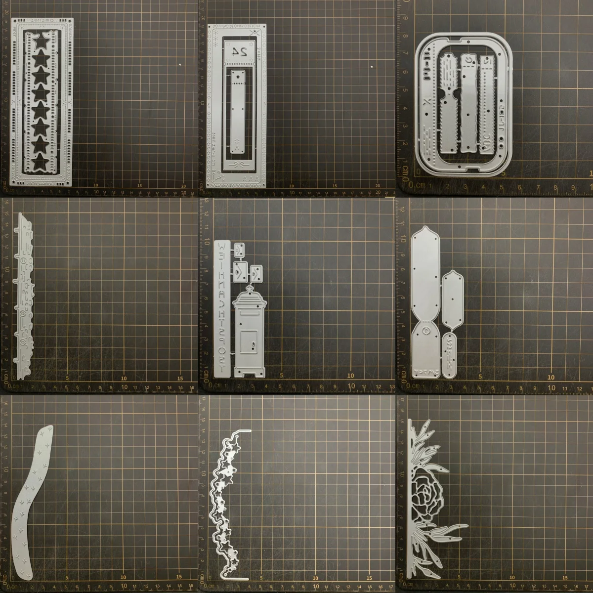 9 kinds Mailbox Airplane Edge Metal Cutting Dies Stencils For DIY Scrapbooking Decorative Embossing Handcraft Die CutsTemplate