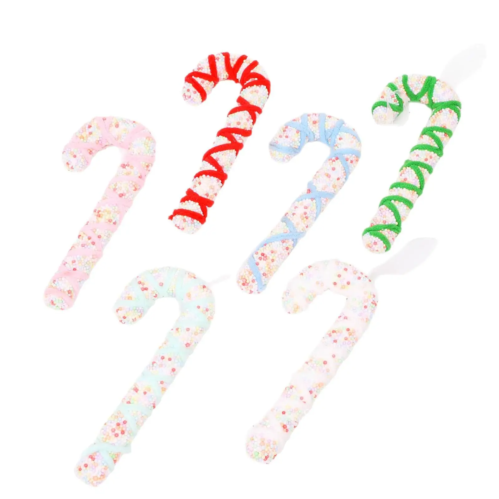 

Christmas Color Crutches Candy Hanging Ornaments Shopping Mall Christmas Tree Arrangement Pendant Christmas Decoration Supplies