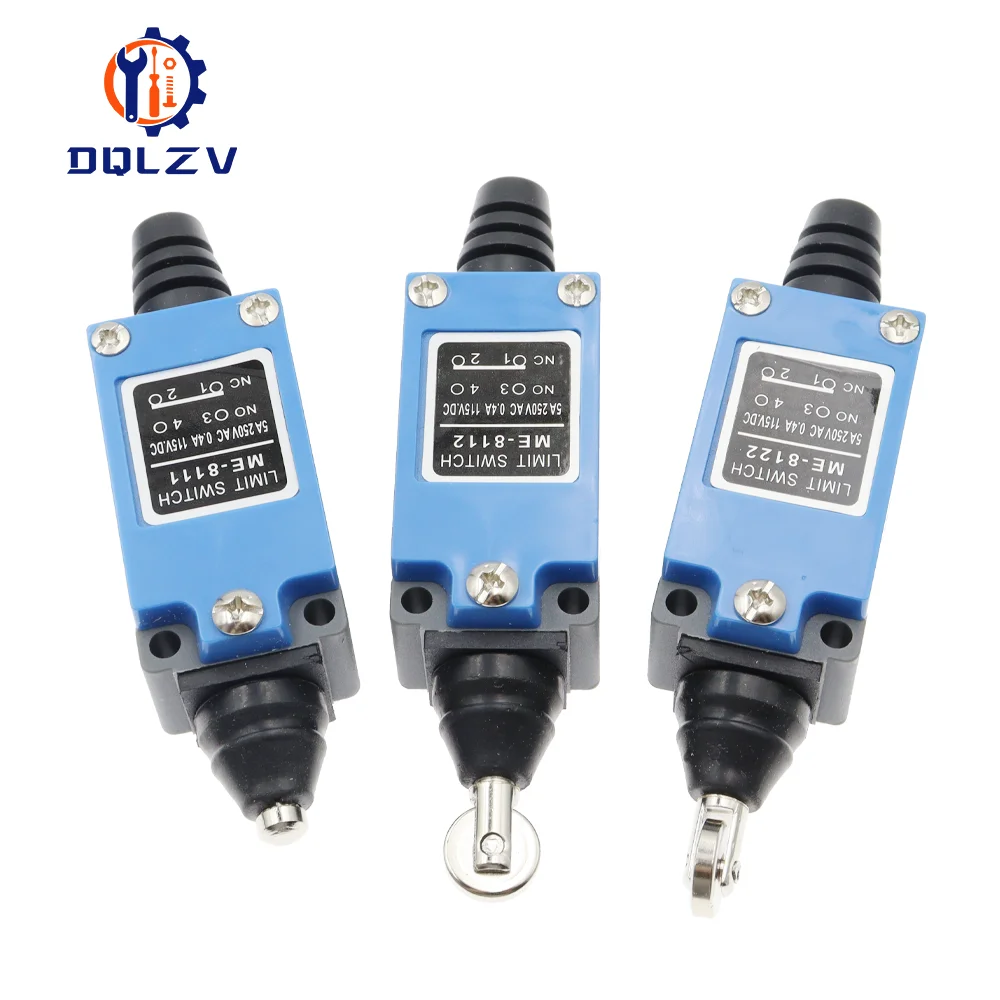 Waterproof CNC Momentary Limit Switch ME 8108 8111 8122 9101 5A/220V Rotary Roller Lever Sealed Industrial Machine Limit Switch