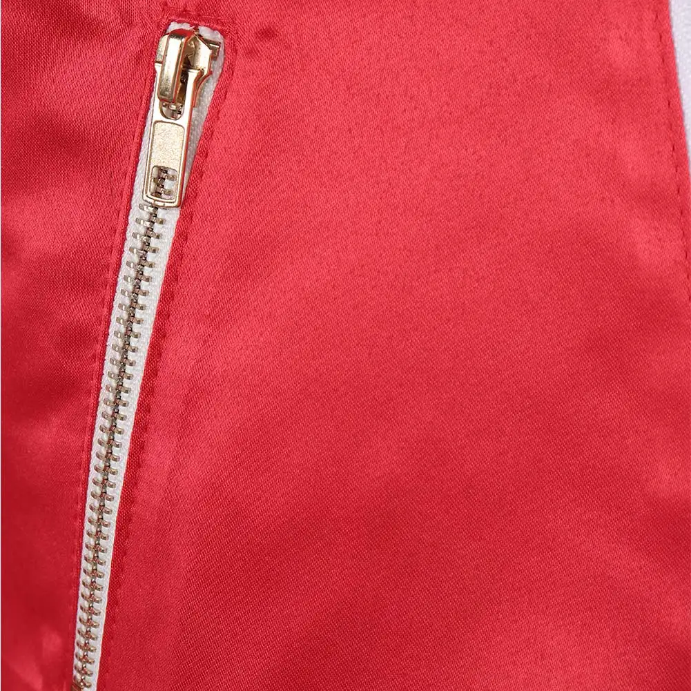 فريدي تأثيري معطف أحمر رائع روك باند زي سترة ملابس علوية هالوين كرنفال حفلة تنكر البدلة للرجال الذكور الكبار