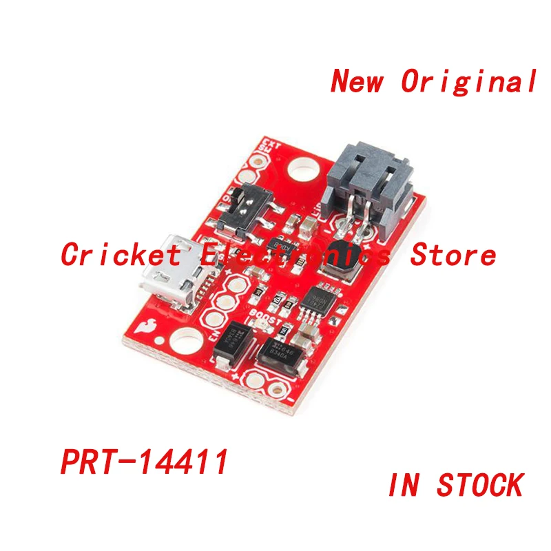 

PRT-14411 Power Management IC Development Tools SparkFun LiPo Charger/Booster-5V