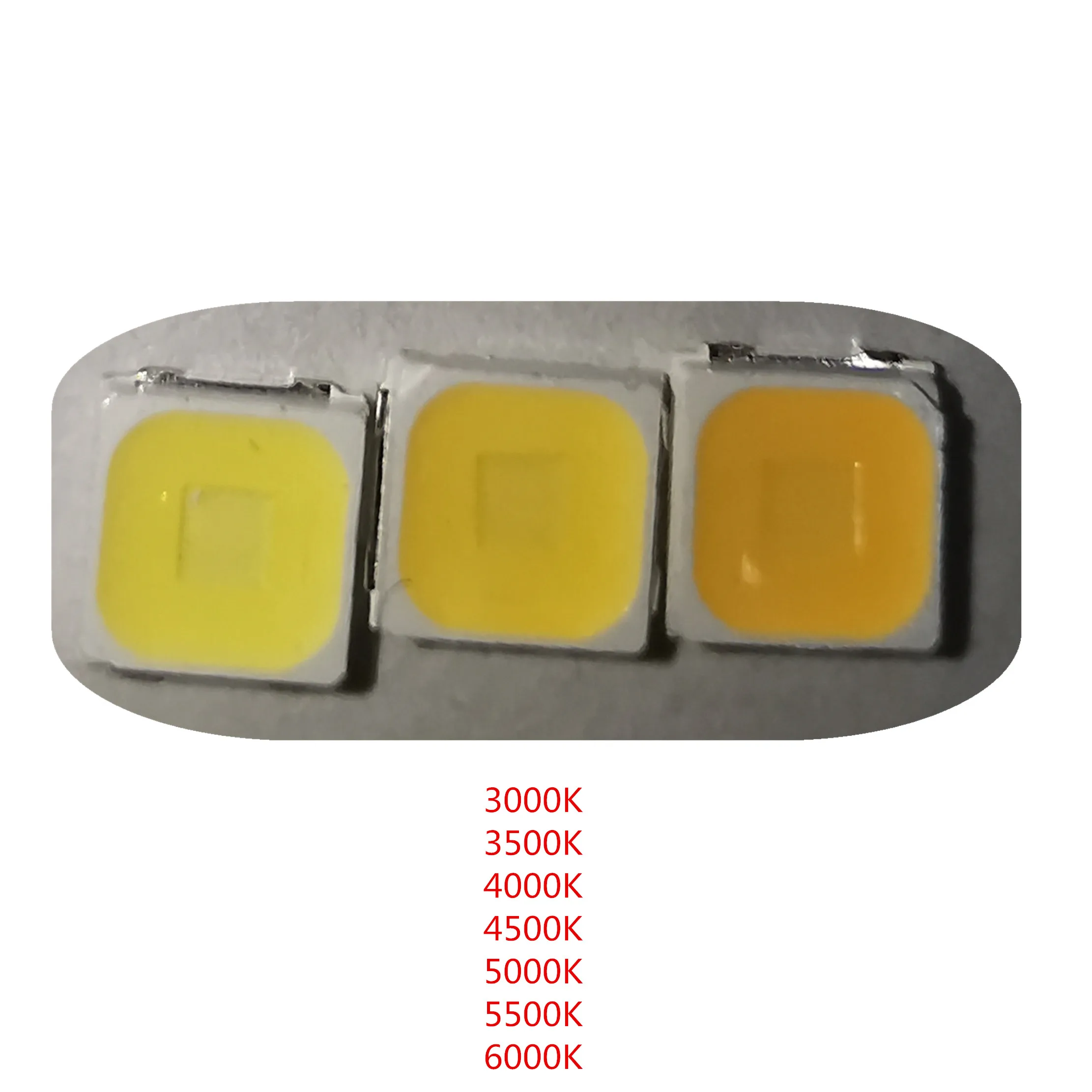 

2W 3V Led Light Beads Chips LM301H LM301B CRI80 3000K 4000K 5000K Medium Power for Quantum Board Plants Growing Lamp DIY