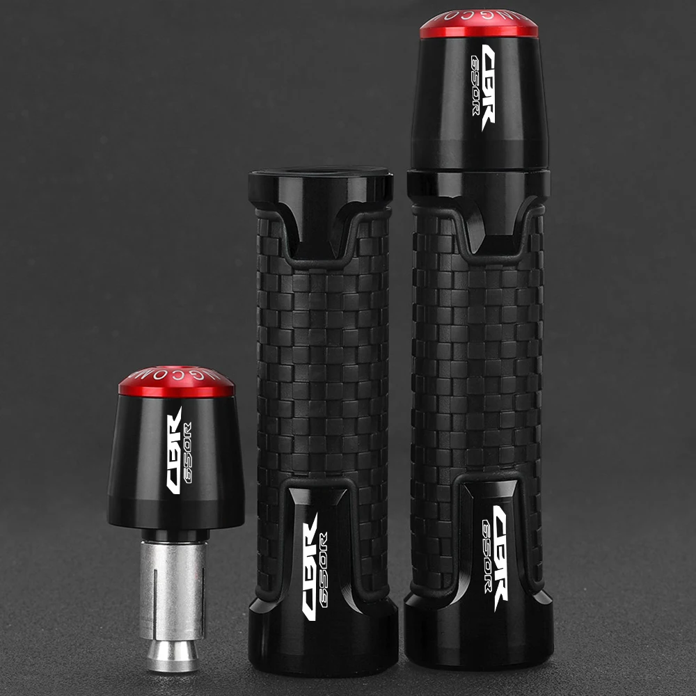 22MM Motorcycle Handlebar Grips Handle Bar Cap End Plugs FOR Honda CBR 650R CBR650R CBR 650 R 2018 2019 2020 2021 2022 2023 2024