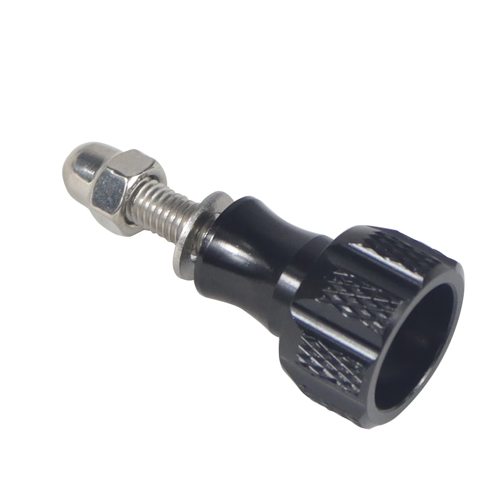 10 Stück Aluminium-Daumenknopf-Schrauben für GoPro-Zubehör, Einbeinstativ, Haltegriff, Stick-Montage, M5, kurze lange Stativ-Adapterschraube – Detail 20