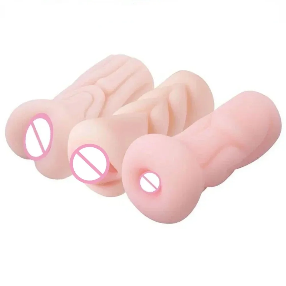 male masturbator sex toys for men silicone vagina real pussy and anal  masturbation cup anus - Compre male masturbator sex toys for men silicone  vagina real pussy and anal masturbation cup anus