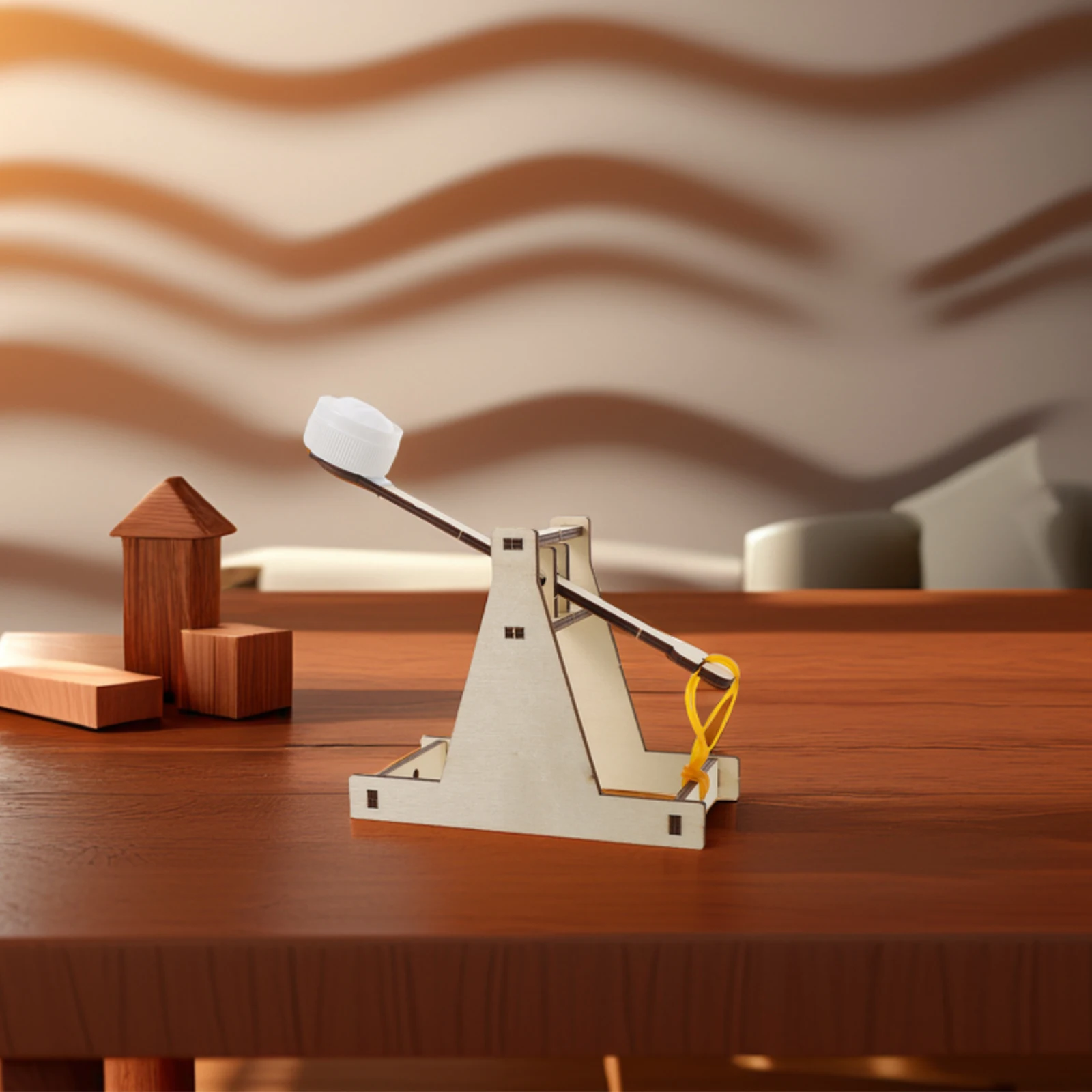 

DIY Catapult Building Kit Ancient Toy Woodworking Projects STEM Education Craft Kids Wood Kits catapult making material