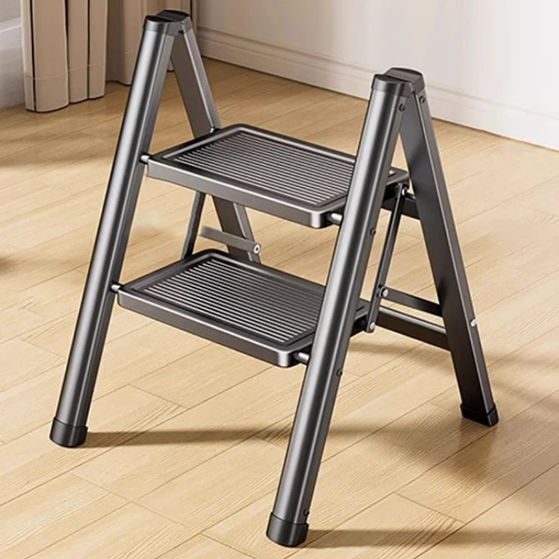 

Foldable 2/3/4-Step Ladder Lightweight Step Stools for Home & Car Washing Non-Slip Kitchen Stairs Stool Compact Safety Footstool