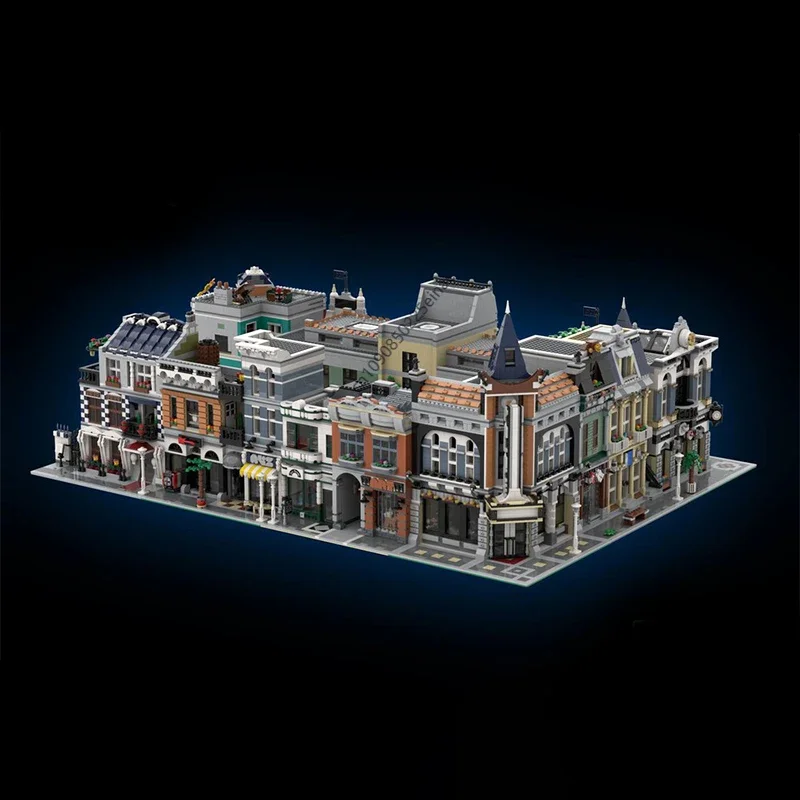 

20211pcs Moc 8in1 Modular Alternative Street Views Architecture 10264 10255 10270 10278 10243 21320 Building Blocks Bricks Toys