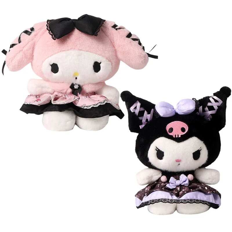 

Sanrios My Melody Kuromi аниме мультфильм банкет серия плюшевая кукла кавайные милые плюшевые игрушки диванная подушка подарок на день рождения 20 см