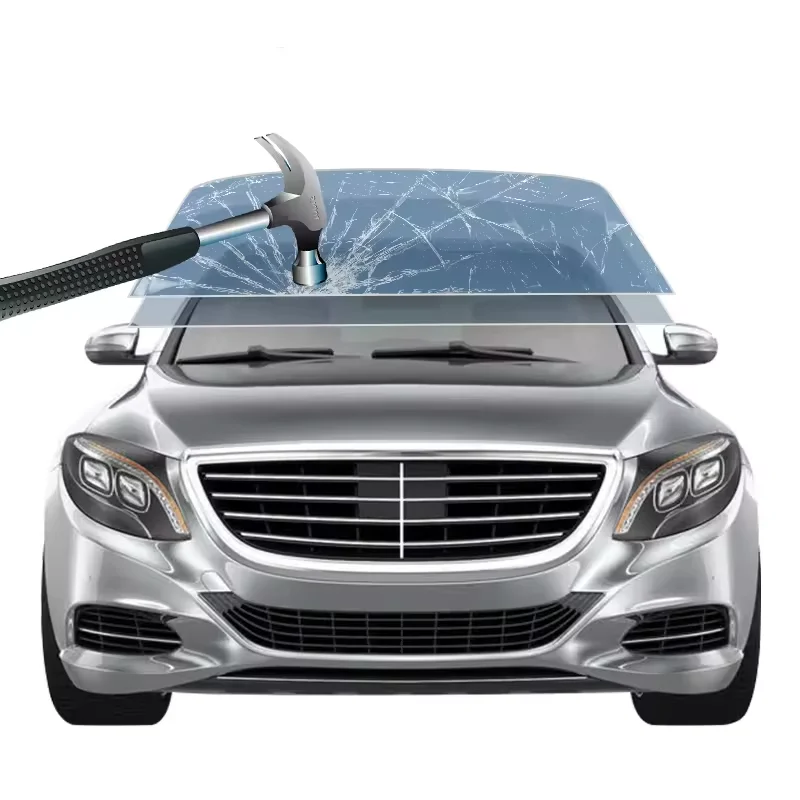 

Custom High Hydrophobic Sand Proof Nano Ceramic TPU PPF Car Window Glass Safety Film Car Front Windshield Protection Film