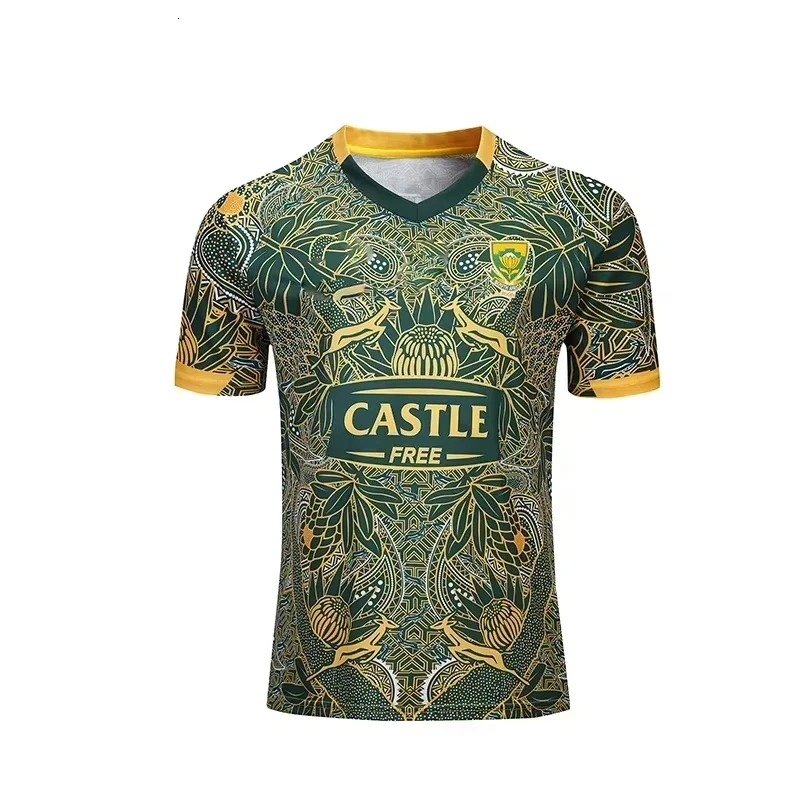 South Africa 2019 Centennial EditionMen's Rugby Jersey Sport Shirt S-4XL Customize