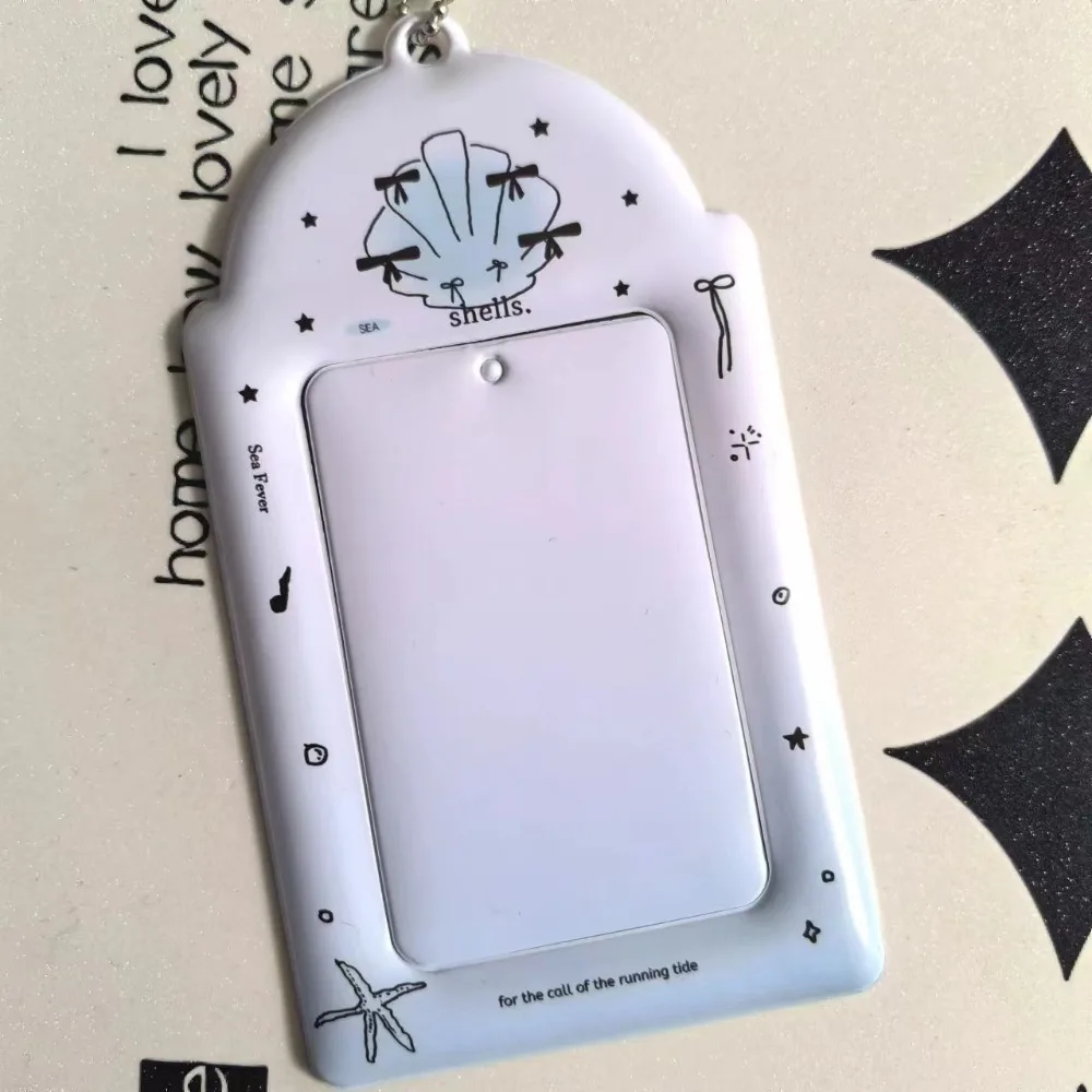 

INS Shining Shell Series Love Card Album ПВХ с 20 внутренними страницами Папка для фотокарт 3-дюймовый мини-коллекционный альбом для карточек