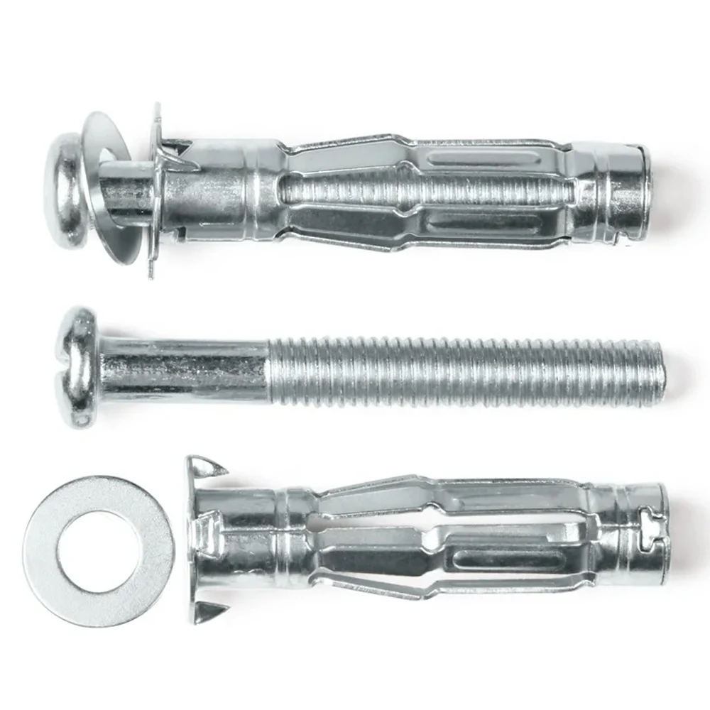 Molly Expansion Bolt Set M4 M5 M6 M8 Practical Drywall Anchor with Screw Self Drilling Wall Home Pierced Gypsum Board Fiberboard