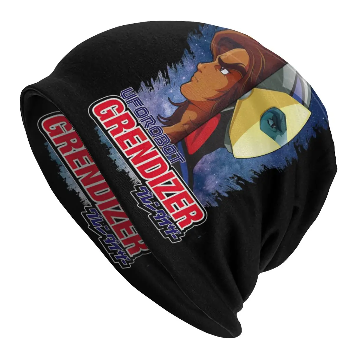 UFO Robot Mazinger Z Beanie Cap Unisex Winter Warm Bonnet Homme Knitting Hats Outdoor Grendizer Goldorak Skullies Beanies Hat