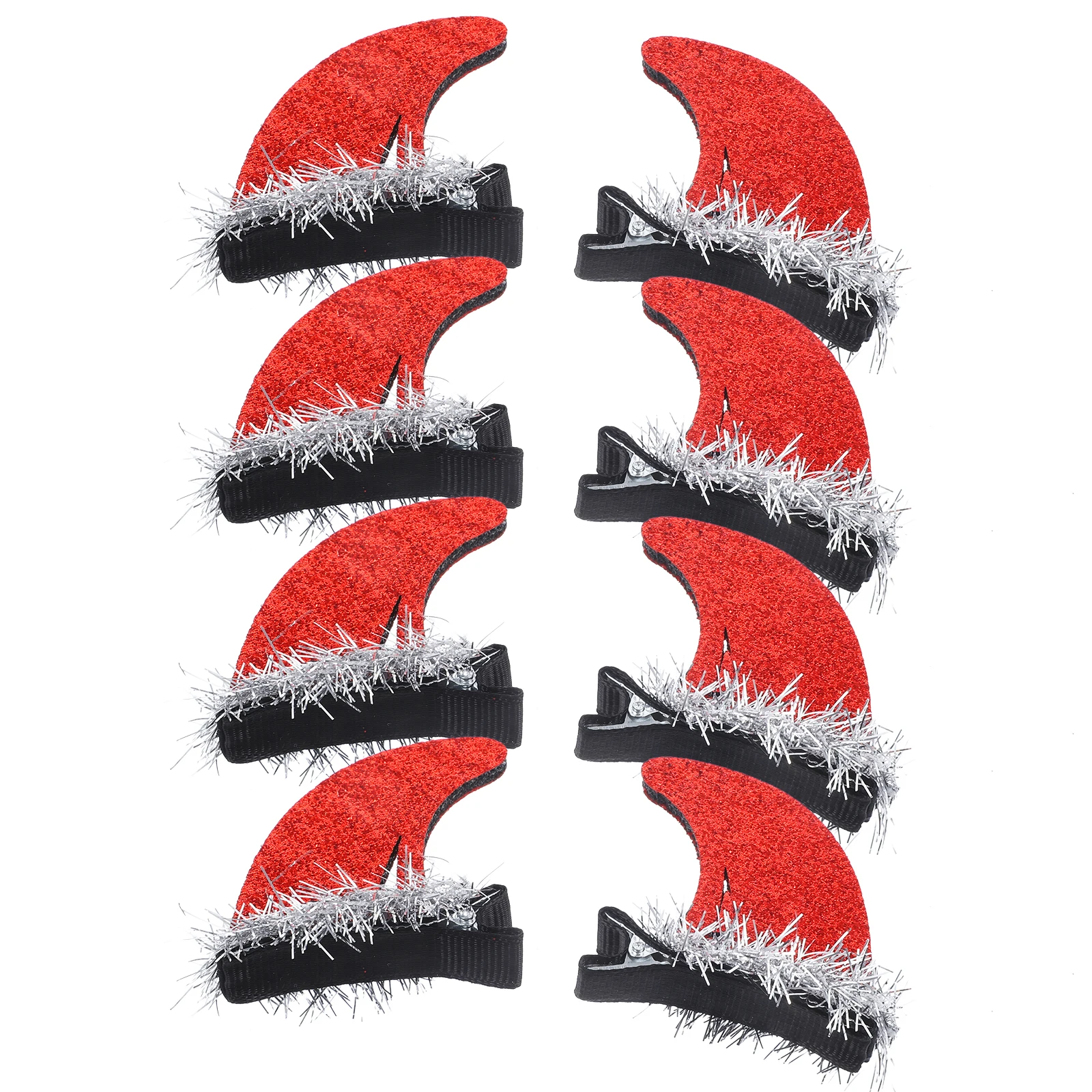 

Red Horns Hair Clips Halloween Cosplay Party Costume Accessories For Women Teens Girls Gothic Ox Style Hairpins