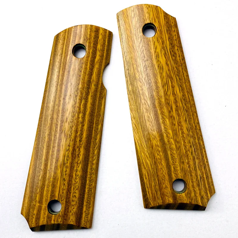 Color Wood Diamond Style / Natural Wood Made 1911 Models Grip Handle Scale Patches DIY Replacement Accessories Parts Decor Slabs