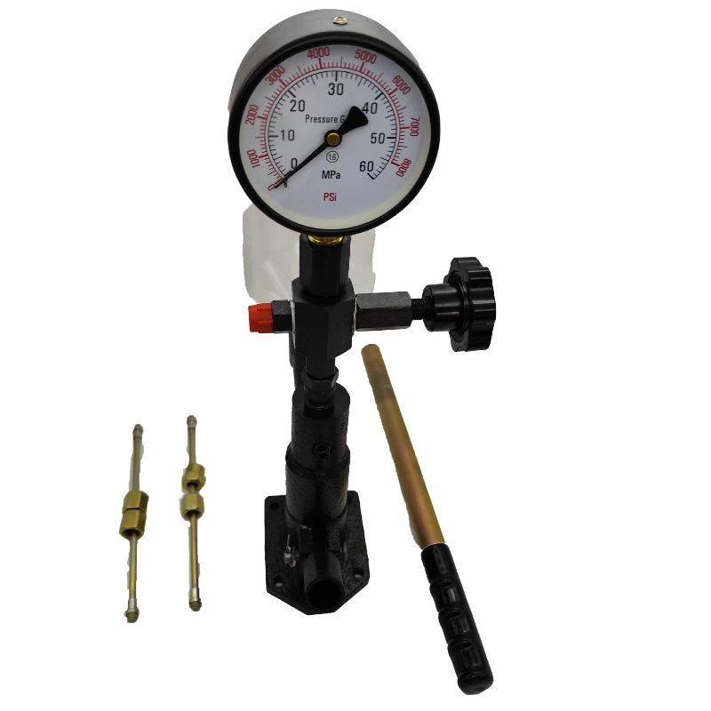 

Base hand pressure oil supply vertical oil nozzle calibrator