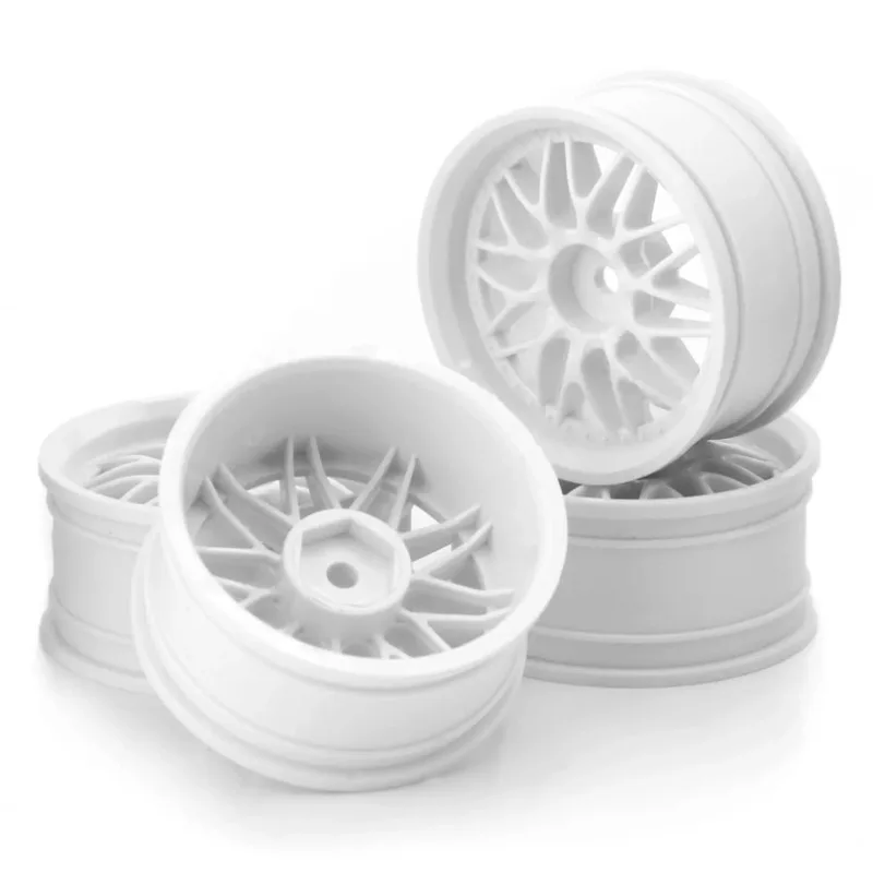 

4pcs 52mm 1/10 RC On-Road Drift Racing Car Plastic Wheel Rim Wheel Hubs