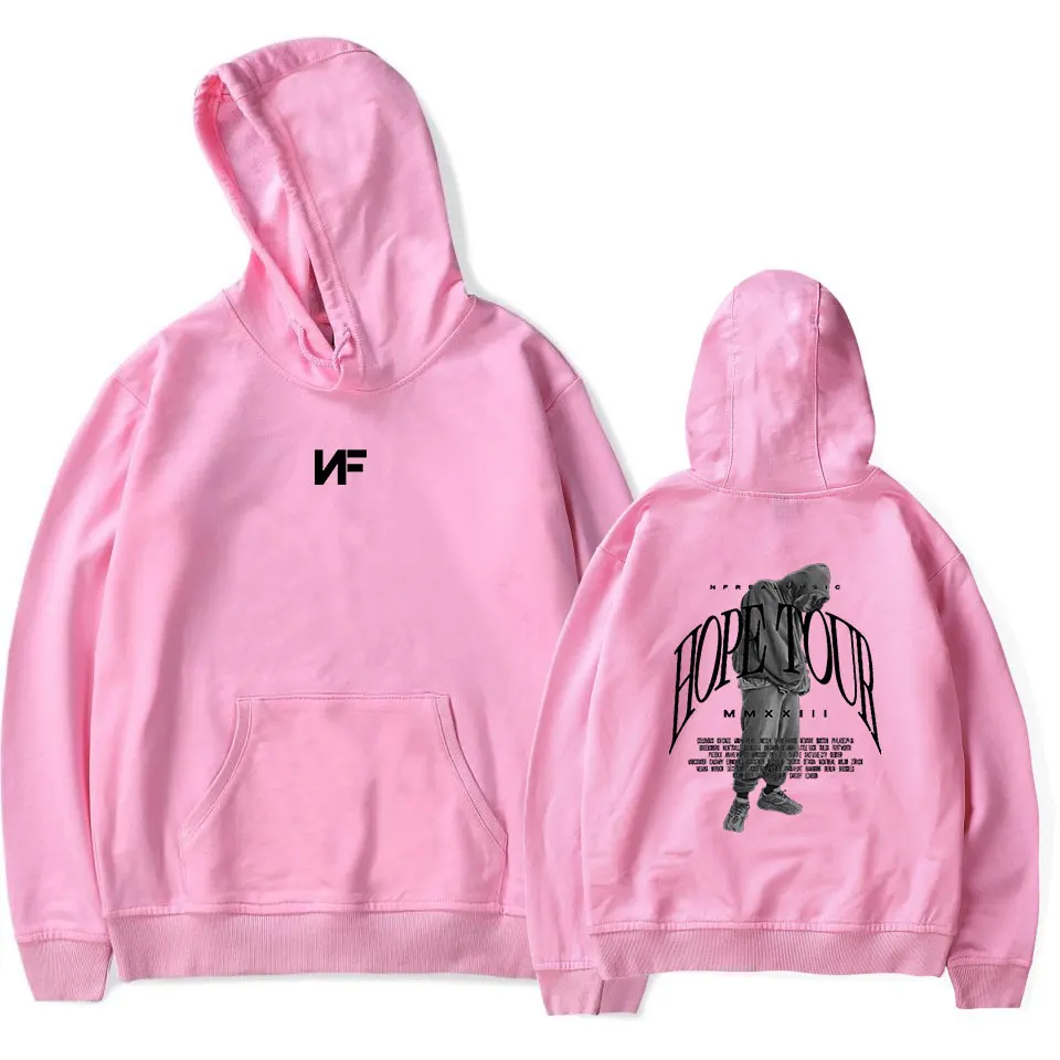 NF-moletom com capuz masculino e feminino, pulôveres de manga comprida, capuz rapper, HipHop Merch