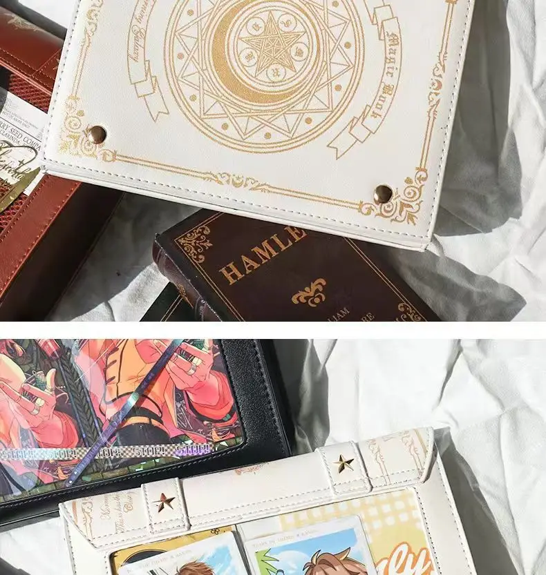 Anime Cosplay Magic Grimoire Rucksack Niedliche transparente Umhängetasche für Frauen Große Kapazität Studenten-Büchertasche für den täglichen Gebrauch – Detail 11