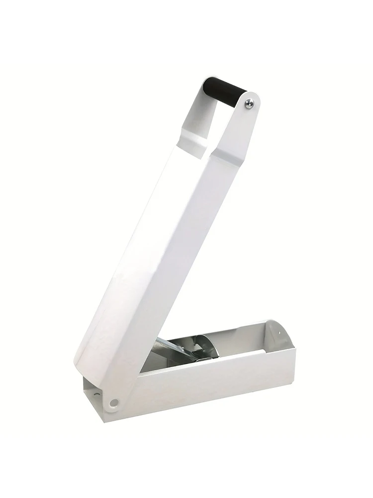 1pc Wall Mounted Smasher Can Crusher White Metal Can Compactor Heavy Duty  for Aluminum Seltzer, Soda, Beer Cans and Bottles for
