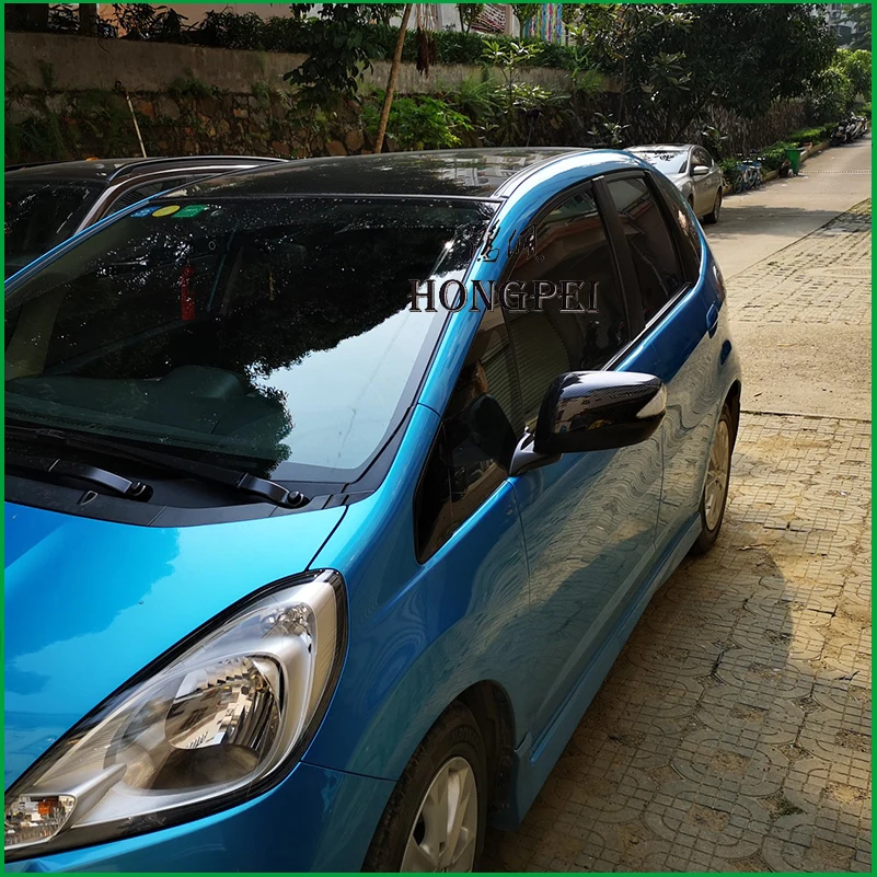 Exterior Rearview Mirror Cover Housing Case For HONDA FIT JAZZ 2009 2010 2011 2012 2013 GE6 GE8 Rearview Mirror Cover Shell