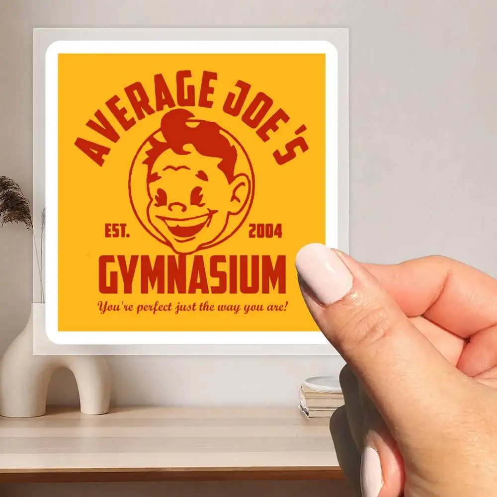 Dodgeball Average Joes Gymnasium Waterproof stickers for decorating car windows motorcycles and computers.